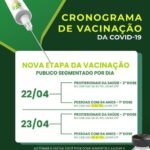 CONFIRA O CRONOGRAMA DE VACINAÇÃO CONTRA A COVID 19 EM JABORANDI